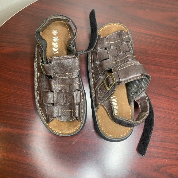 PBX Basics chunky fisherman sandals men’s size 12 brown - Picture 3 of 7